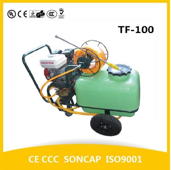 农业热销带轮的163cc发动机动力花园喷雾器（TF-100）